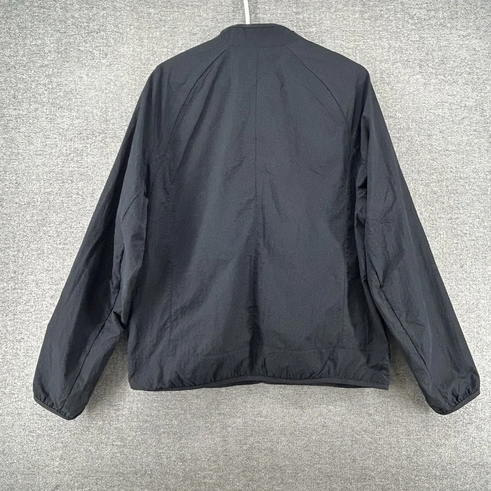 Nike Tech Jacket Windbreaker Men Size Small Black Full Zip Activewear